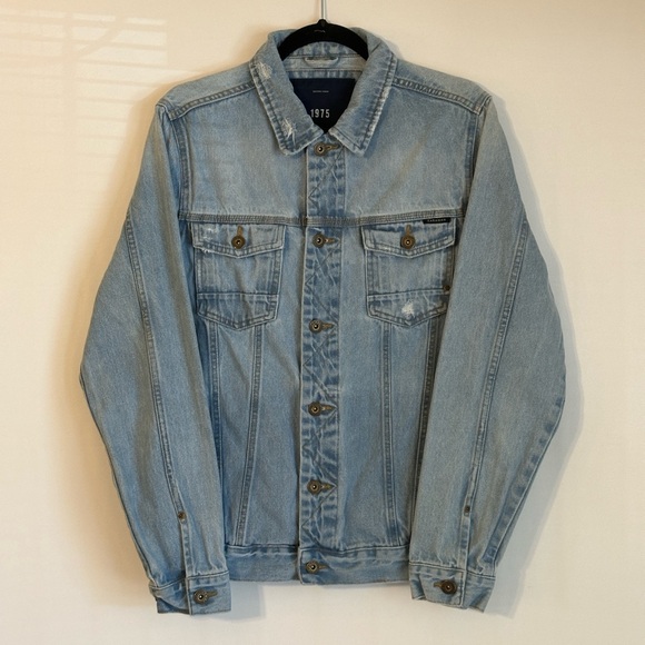 GAP Other - GAP Light Wash Distressed Denim Trucker Jacket Medium